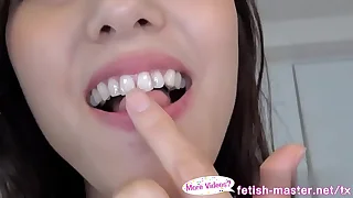 Japanese Asian Tongue Two-ply Face Nose Licking Sucking Kissing Handjob Fetish - More within reach fetish-master&period;net